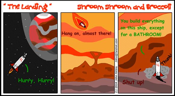 The Landing.  Hope Mars has a rest stop!